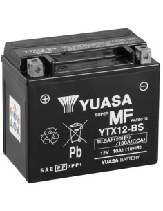 BATERIA YUASA YTX12-BS SIN MANTENIMIENTO