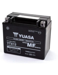 BATERIA YUASA YTX12-WC PRECARGADA