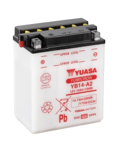 BATERIA YUASA YB14-A2 COMBIPACK CONVENCIONAL