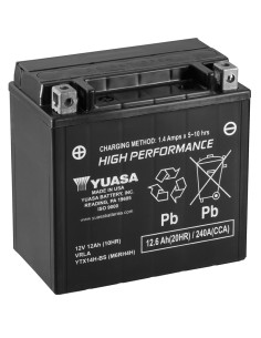 BATERIA YUASA YTX14H-BS HIGH PERFORMANCE