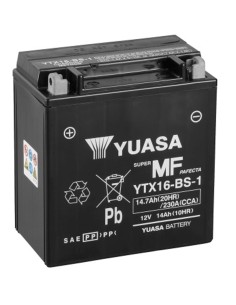 BATERIA YUASA YTX16-BS-1 SIN MANTENIMIENTO