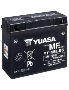 BATERIA YUASA YT19BL-BS SIN MANTENIMIENTO
