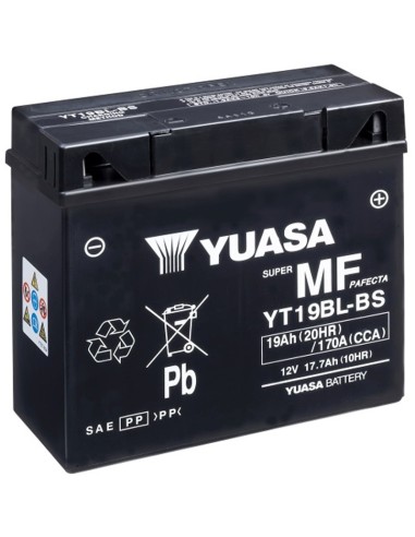 BATERIA YUASA YT19BL-BS SIN MANTENIMIENTO