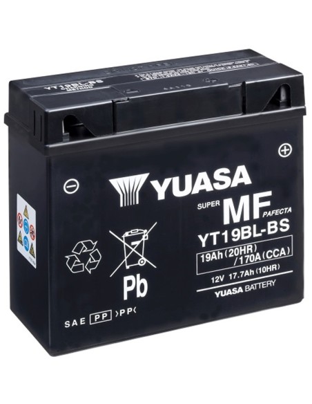 BATERIA YUASA YT19BL-BS SIN MANTENIMIENTO