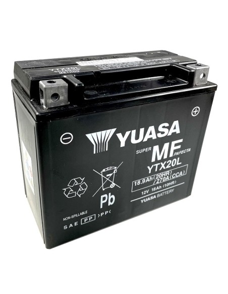 BATERIA YUASA YTX20L-WC PRECARGADA