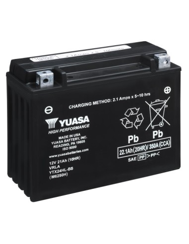 BATERIA YUASA YTX24HL-BS HIGH PERFORMANCE
