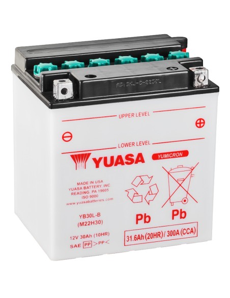BATERIA YUASA YB30L-B CONVENCIONAL