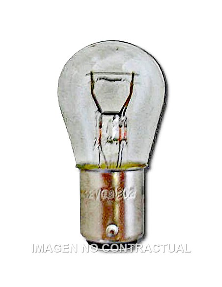 LAMPARA HERT DE FRENO/POSICION STOP BAY 15 2 POLOS D6V 21/5W