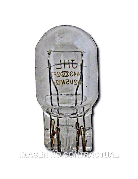 LAMPARA HERT DE FRENO/POSICION TODO CRISTAL T20 2 POLOS 12V
