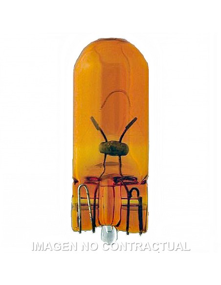 LAMPARA PHILIPS DE POSICION / TABLERO T10 WY5W  12V 5W