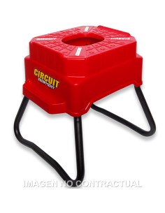 CABALLETE CIRCUIT CUBIC H. 42 CM ROJO/BLANCO