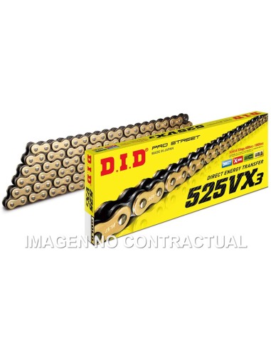 CADENA DID 525 VX3 (G&B) X 118 R