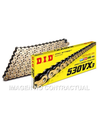 CADENA DID 530 VX3 (G&B) X 124 R