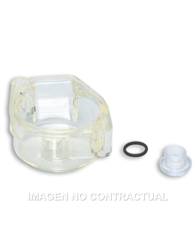 CUBETA TRANSPARENTE CARBURADOR SHA CON TAPON MALOSSI