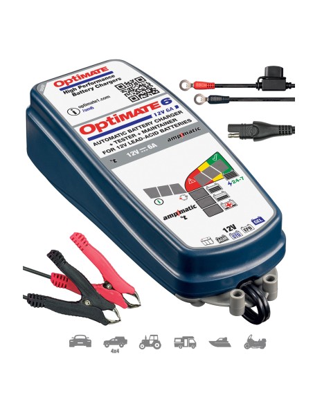 CARGADOR BATERIAS OPTIMATE 6 AMPMATIC 6A TM-360