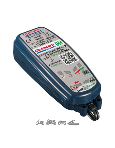 CARGADOR BATERIAS OPTIMATE 0,8 LITHIUM TM-470
