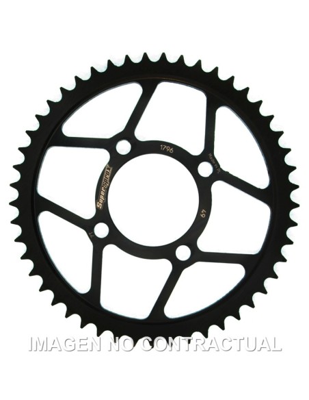 CORONA SUPERSPROX ACERO SUZUKI 428 X 49