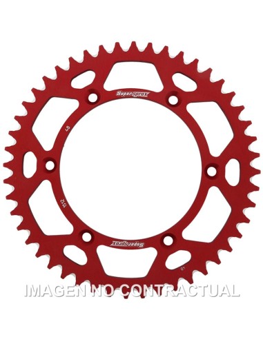 CORONA SUPERSPROX ALUMINIO ROJA 48 D