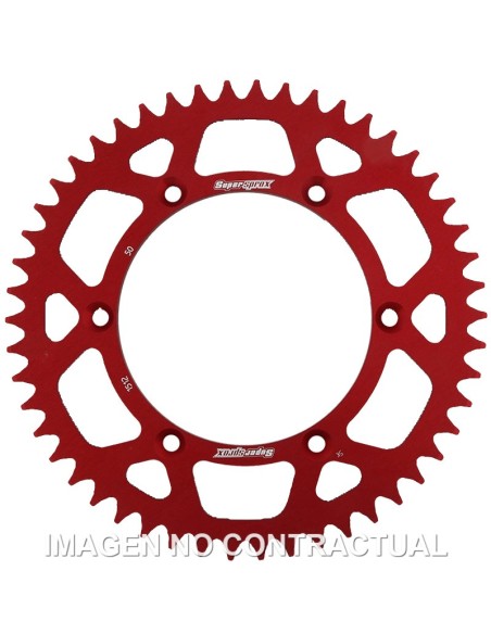 CORONA SUPERSPROX ALUMINIO ROJA 50 D