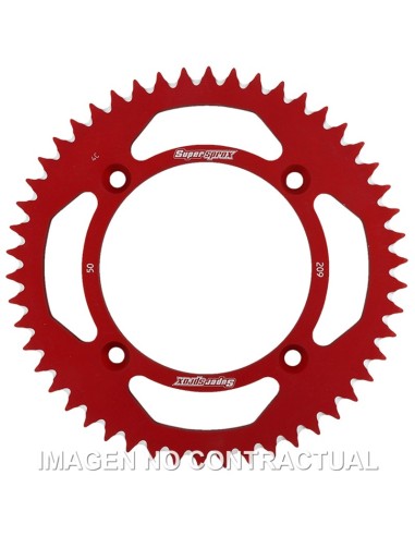 CORONA SUPERSPROX ALUMINIO ROJA 50 D