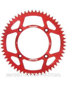 CORONA SUPERSPROX ALUMINIO ROJA 56 D