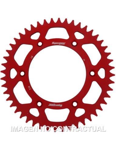 CORONA SUPERSPROX ALUMINIO ROJA 48 D