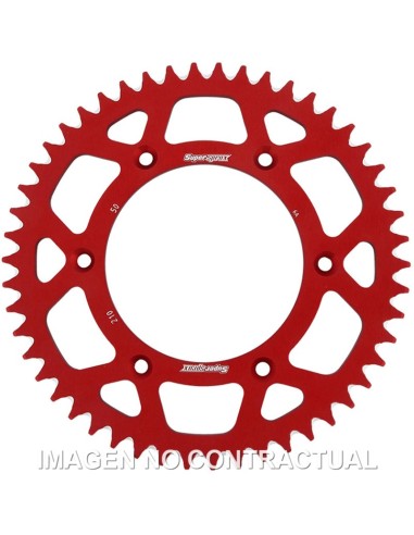 CORONA SUPERSPROX ALUMINIO ROJA 50 D