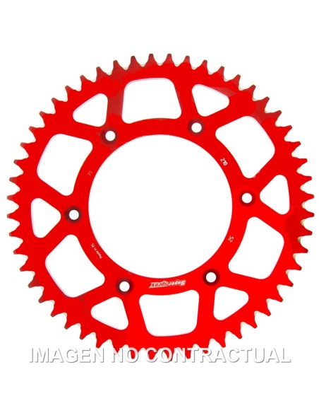 CORONA SUPERSPROX ALUMINIO ROJA 52 D