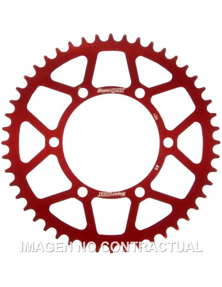 CORONA SUPERSPROX ALUMINIO ROJA 45 D