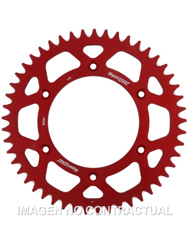 CORONA SUPERSPROX ALUMINIO ROJA 49 D