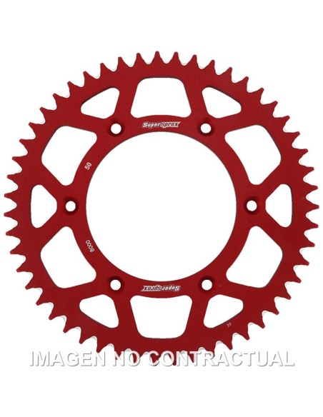 CORONA SUPERSPROX ALUMINIO ROJA 50 D
