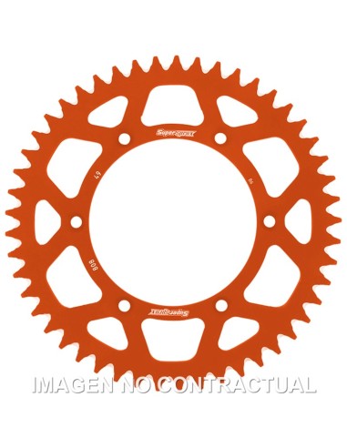 CORONA SUPERSPROX ALUMINIO NARANJA 49 D