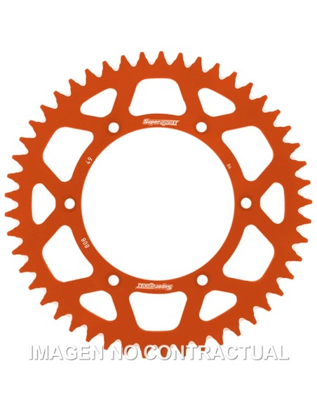 CORONA SUPERSPROX ALUMINIO NARANJA 49 D
