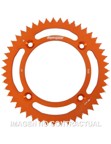 CORONA SUPERSPROX ALUMINIO NARANJA 47 D
