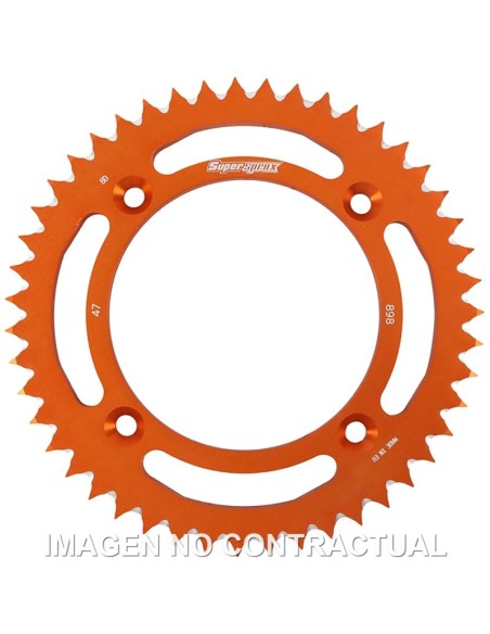 CORONA SUPERSPROX ALUMINIO NARANJA 47 D