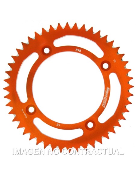 CORONA SUPERSPROX ALUMINIO NARANJA 48 D