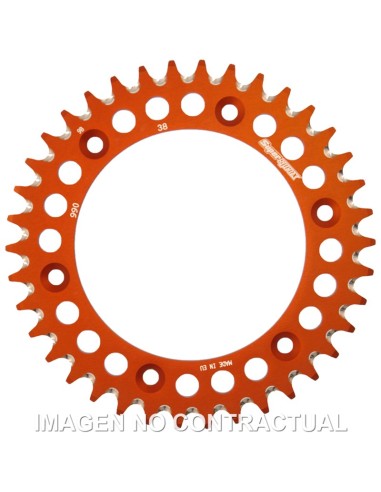 CORONA SUPERSPROX ALUMINIO NARANJA 38 D