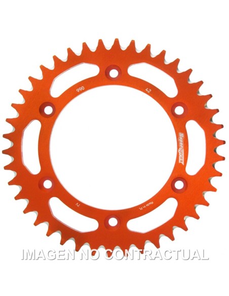 CORONA SUPERSPROX ALUMINIO NARANJA 42 D