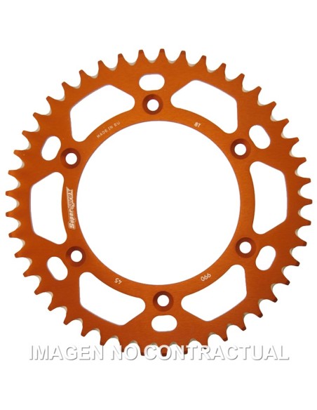 CORONA SUPERSPROX ALUMINIO NARANJA 45 D