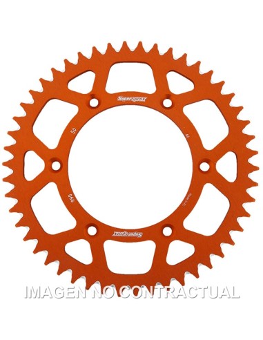 CORONA SUPERSPROX ALUMINIO NARANJA 50 D