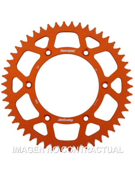 CORONA SUPERSPROX ALUMINIO NARANJA 50 D