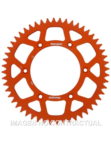 CORONA SUPERSPROX ALUMINIO NARANJA 52 D