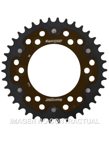 CORONA SUPERSPROX STEALTH NEGRA DUCATI 525 X 38