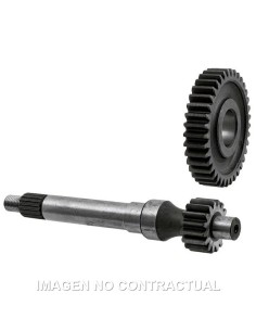 Desarrollo Eje Primario Piñón Piaggio Zip, Sfera 50 