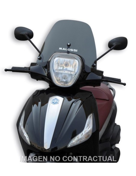 CUPULA MALOSSI SPORT SCREEN AHUMADO OSCURO PIAGGIO BEVERLY 3
