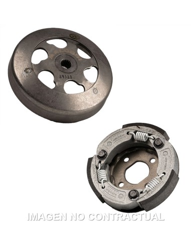 EMBRAGUE Y CAMPANA MALOSSI FLY SYSTEM MOTOR MINARELLI Ø 107