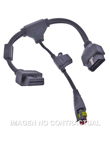 CABLE DIAGNOSIS TEXA ADAPTADOR ALIM.BIKE EOBD AP77