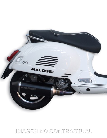 ESCAPE MALOSSI RX BLACK VESPA GTS 300