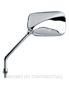 ESPEJO HERT CROMADO MOTO CUSTOM IZQUIERDO
