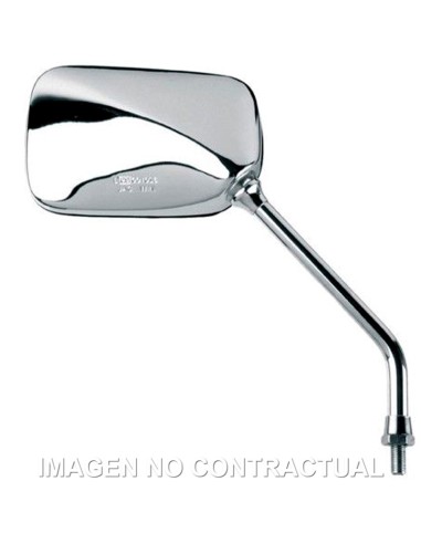ESPEJO HERT CROMADO MOTO CUSTOM DERECHO